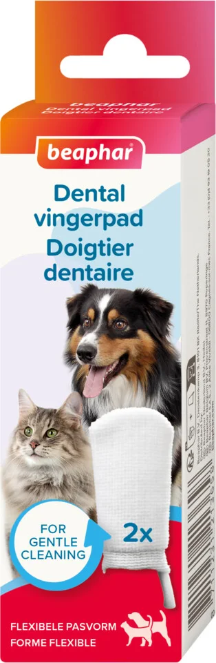 6x Beaphar Dental Vingerpads 2 stuks