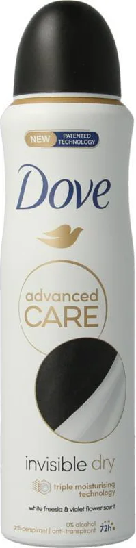 Dove Invisible Dry Anti-transpirant Deodorant Spray 150ML