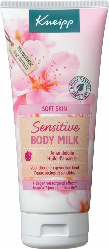 3x Kneipp Bodymilk Sensitive Amandelbloesem 200 ml