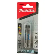 Makita E-06292 Impact Premier Slagschroefbit dubbelzijdig PZ2 x 65 mm 2 stuks