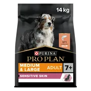 Pro Plan Hondenvoer Droog Adult 7+ Medium & Large Sensitive Skin Zalm 14 kg