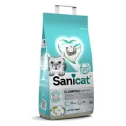 Sanicat Kattenbakvulling Clumping White Cotton Fresh 10 liter