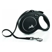 Flexi Rollijn Classic Tape 8 mtr tot 50 kg Zwart
