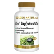 2x Golden Naturals IJzer Bisglycinaat Plus 60 vegacapsules