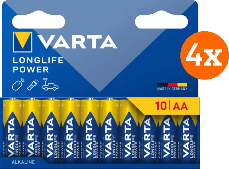 Varta Longlife Power AA Pack 40 stuks