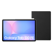 Samsung Galaxy Tab S10 FE 10,9 inch 128GB Wifi Lichtblauw + BlueBuilt Book Case Zwart