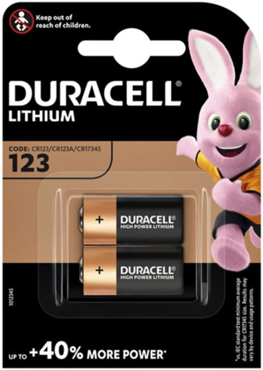 3x Duracell Ultra Foto Batterij 123 2 stuks