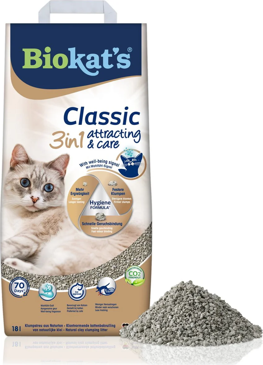 Biokat's Kattenbakvulling Classic Attracting Care 18 liter