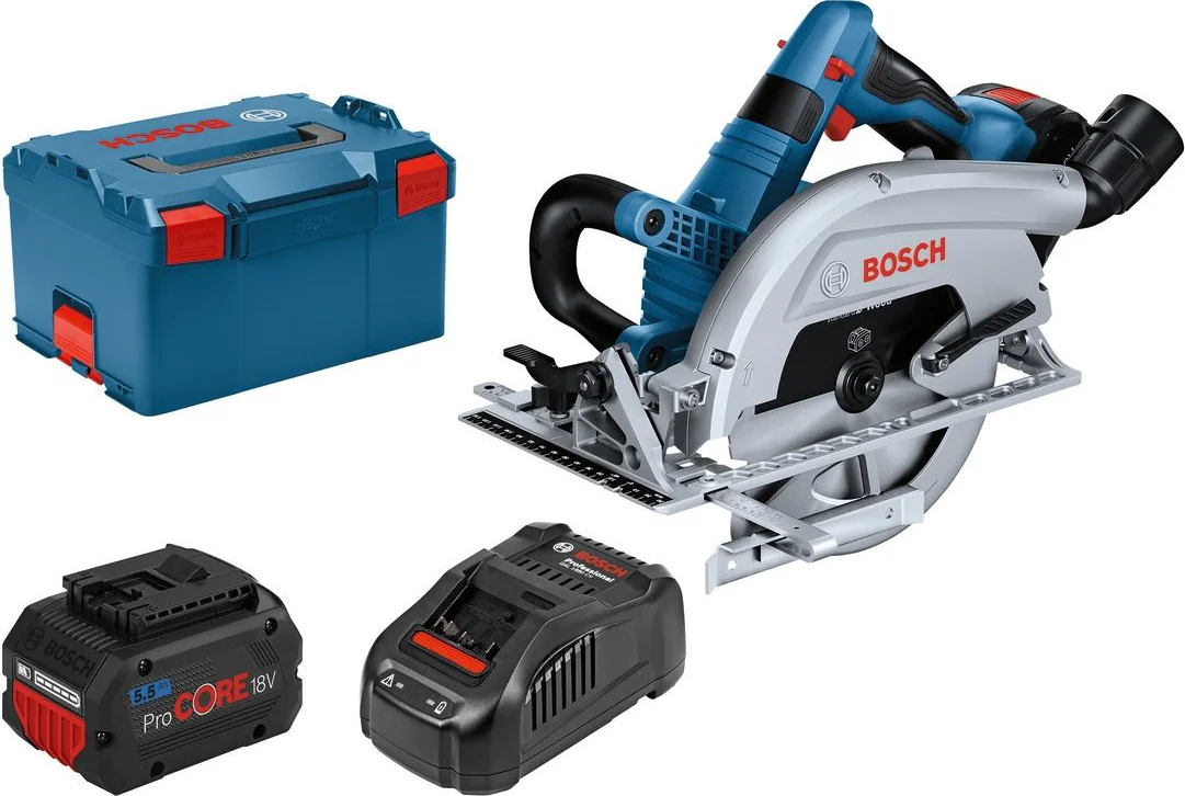 Bosch Professional GKS 18V-70 L Accu cirkelzaag 190mm 18V 5.5Ah in L-Boxx - 06016B9002