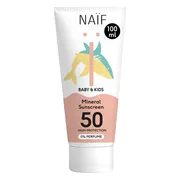 Naif Baby & Kids Minerale Zonnebrandcréme 0% SPF50 100 ml