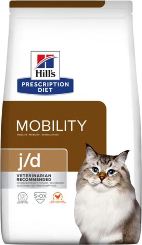 Hill's Prescription Diet j/d Joint Care Kattenvoer Droog Kip 1,5 kg