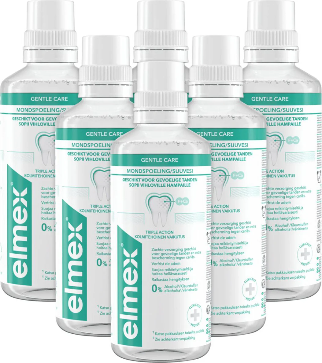 6x Elmex Tandspoeling Sensitve 400 ml
