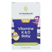 Vitakruid Baby Vitamine K & D 2x 10 ml