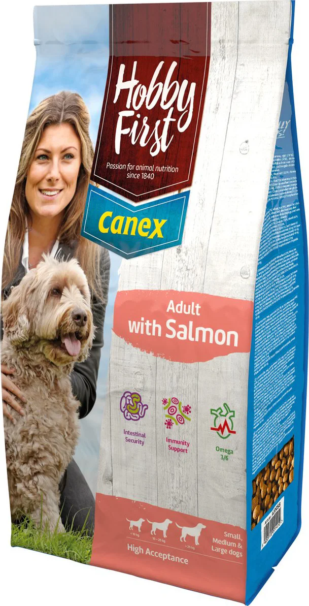 HobbyFirst Canex Hondenvoer Adult Zalm 12 kg
