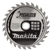 Makita Invalcirkelzaagblad voor Hout | Specialized | Ø 160mm Asgat 20mm 28T - B-09260