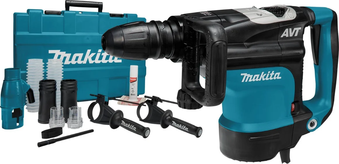 Makita HR4511CV Combihamer SDS-Max 9,4J + stofafzuigset 230V in koffer