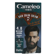Cameleo Men Hair Color Cream 4.0 Medium Brown