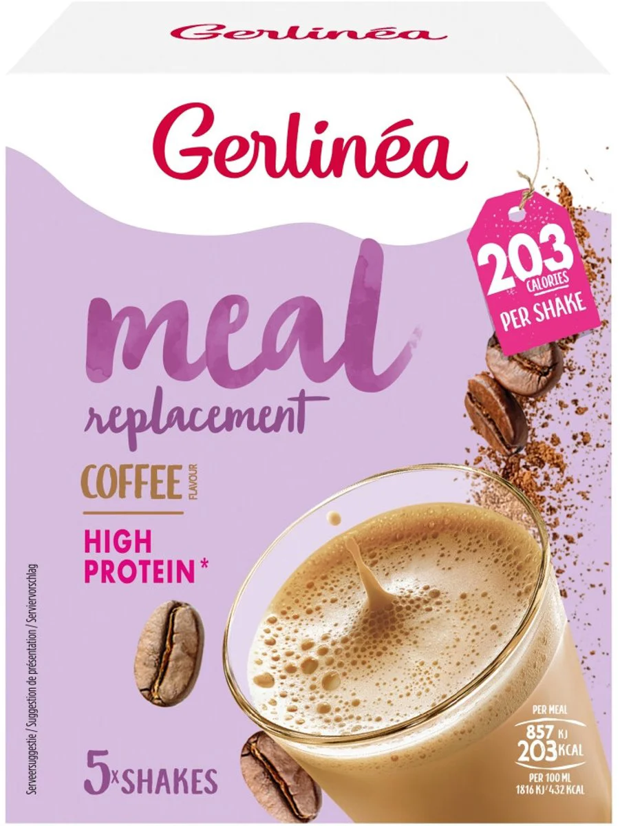 Gerlinea Maaltijdvervanger Koffie 5 x 30 gr