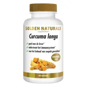 2x Golden Naturals Curcuma Longa 180 vegacapsules