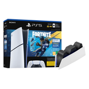 Sony PlayStation 5 Slim Digital Edition Fortnite bundel + Oplaadstation