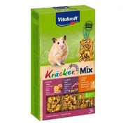 Vitakraft Hamster Kracker Trio Honing - Noot - Fruit 3 stuks
