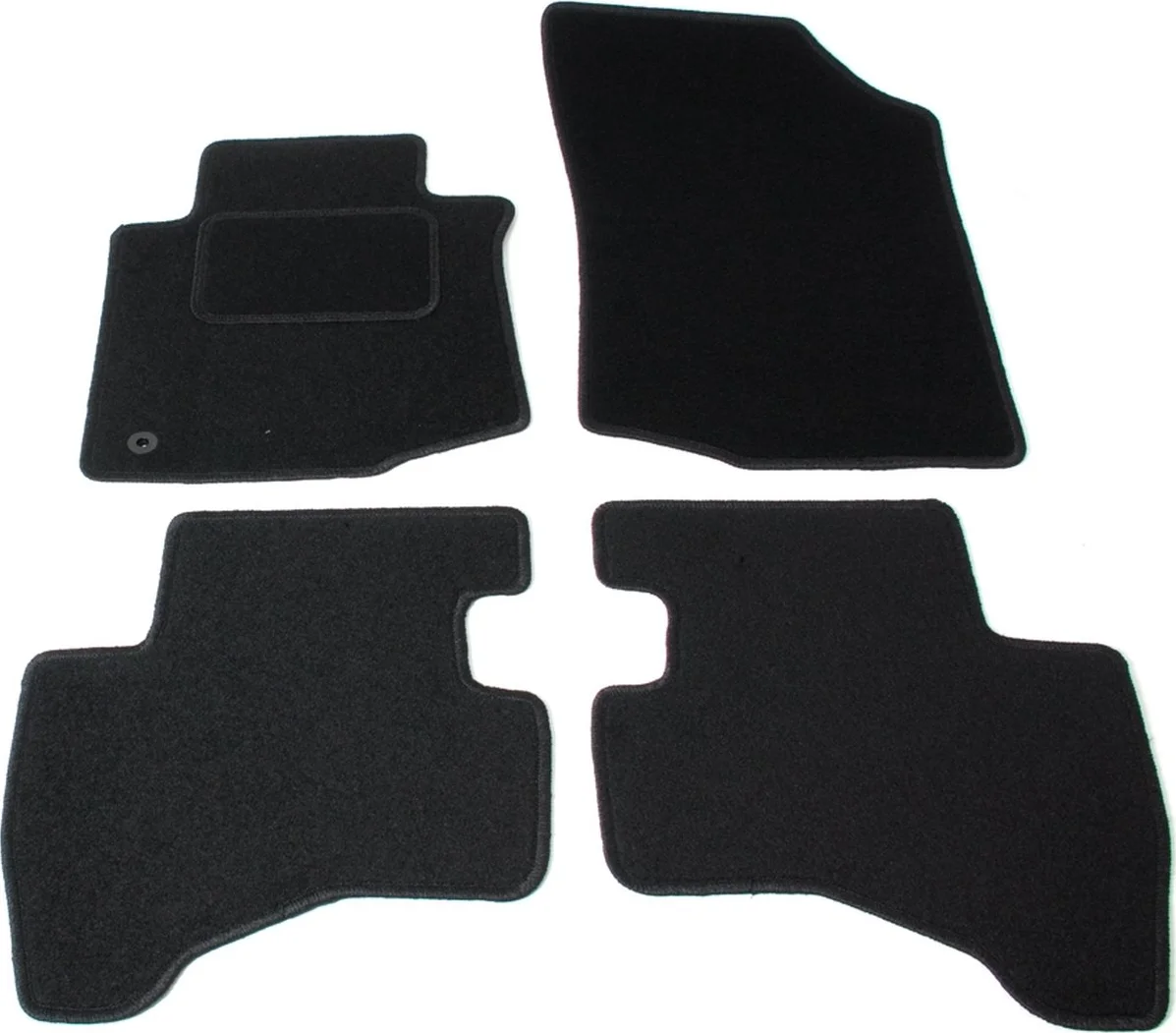 Automatten voor Toyota Aygo, Peugeot 107, Citroen C1 (2005-2014) - 4-delig - Naaldvilt
