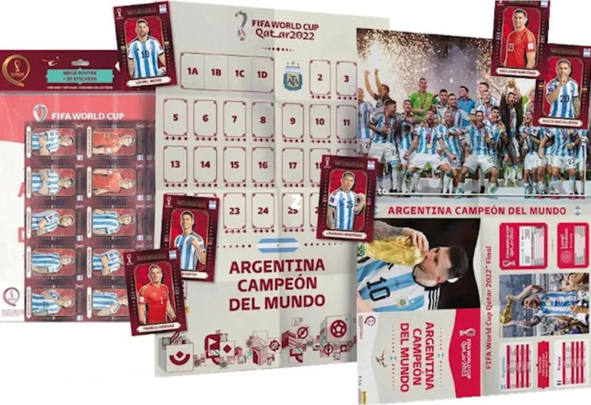 Panini FIFA World Cup Qatar 2022 Argentina World Champion Messi