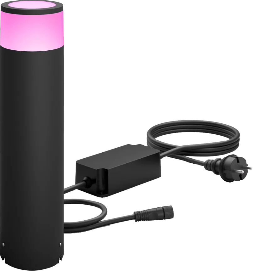 Philips Hue Calla sokkellamp White and Color Zwart hoog Startpakket