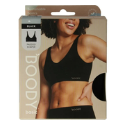 Boody Padded Shaper Crop Bra Zwart XL