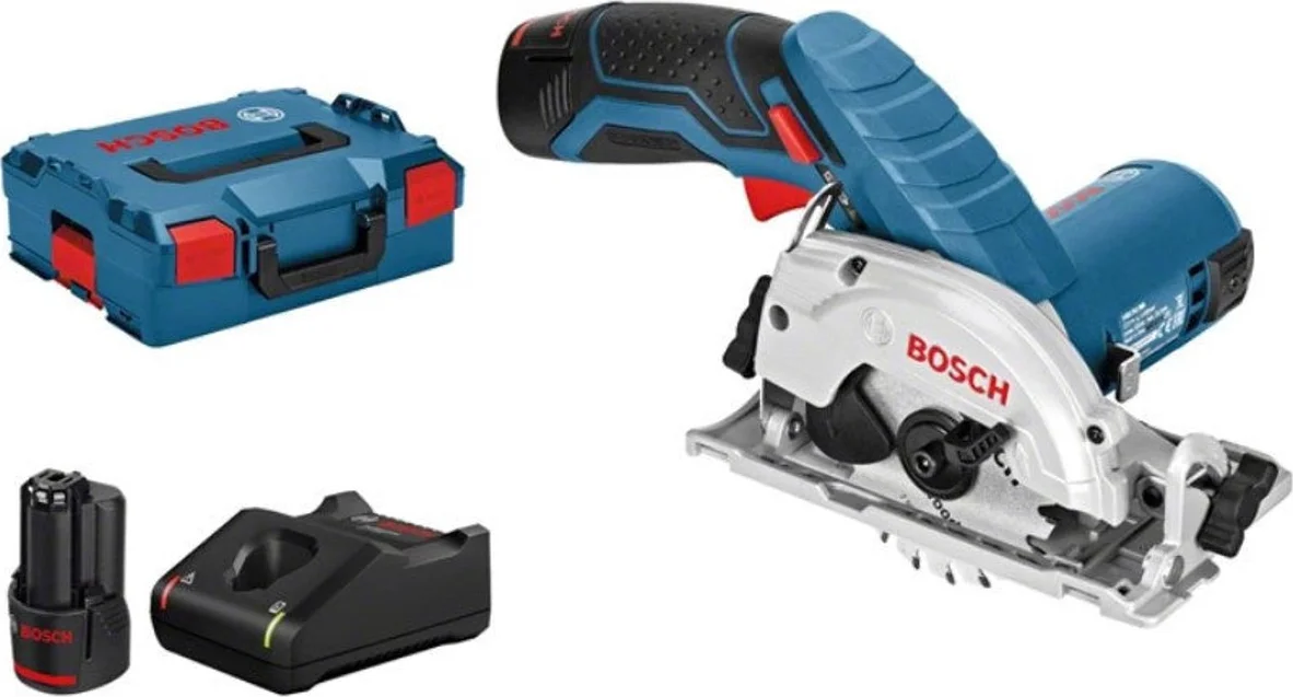 Bosch Professional GKS 12V-26 Accu cirkelzaag 85mm 12V 3.0Ah in L-Boxx - 06016A1005