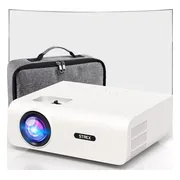 Strex Mini Beamer WiFi - Beamer 1080P Full HD - 15000 Lumen - Projector met Bluetooth en Draadloos Streamen - Inclusief Opbergtas & Projectiescherm