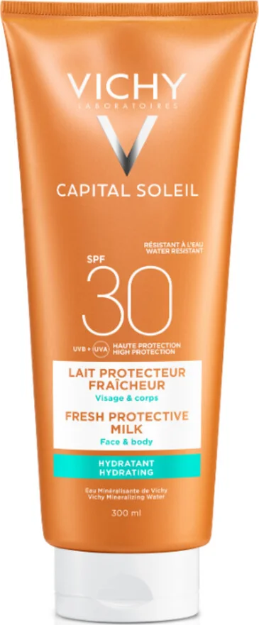 Vichy Capital Soleil Beach Protect Hydraterende Zonnebrand Melk SPF30 300 ml