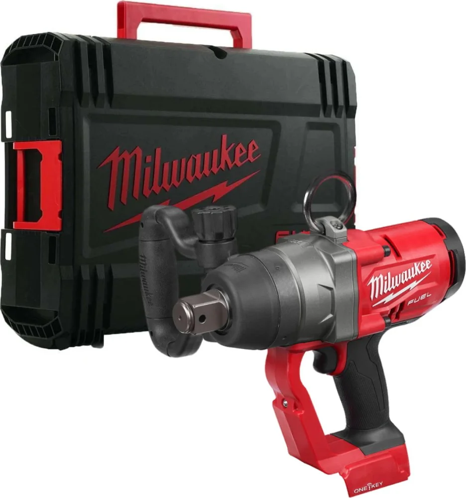 Milwaukee M18 FUEL™ ONEFHIWF1-0X ONE-KEY™ Accu slagmoersleutel 2033Nm 1" frictiering 18V Basic Body in HD-Box - 4933459732