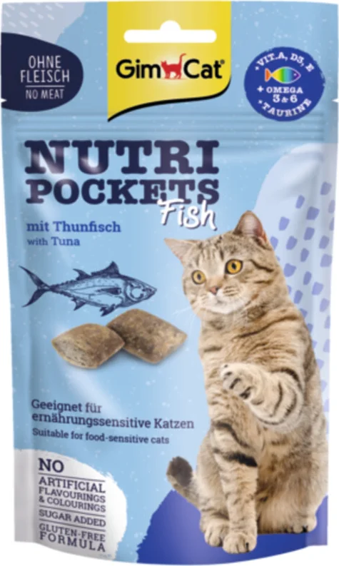 GimCat Nutri Pockets Vis met Tonijn 60 gr