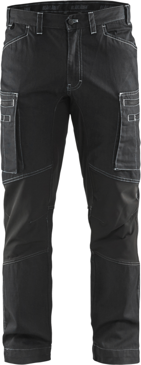 Blaklader BlÕklõder Service Werkbroek denim stretch zwart - maat C50