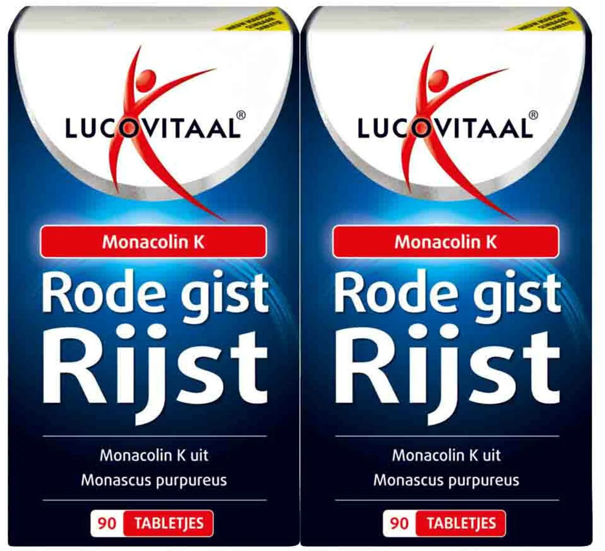 2x Lucovitaal Rode Gist Rijst 90 tabletten