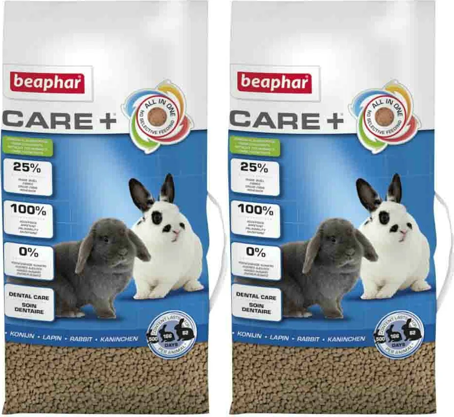 2x Beaphar Care+ Konijn Adult 10 kg
