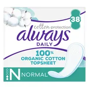 Always Dailies Cotton Protection Inlegkruisjes Normal 38ST