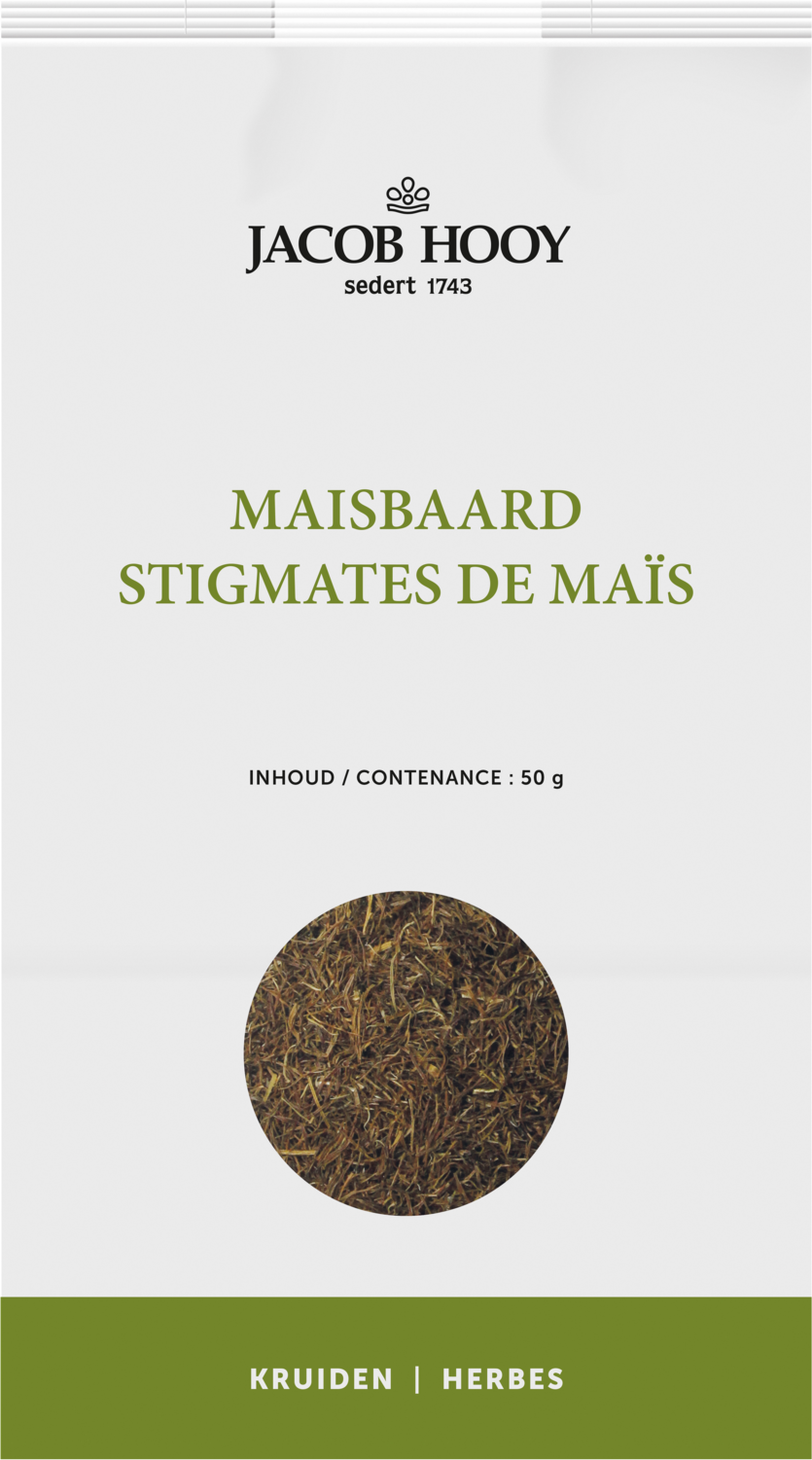 Jacob Hooy Maisbaard Gesneden 50GR