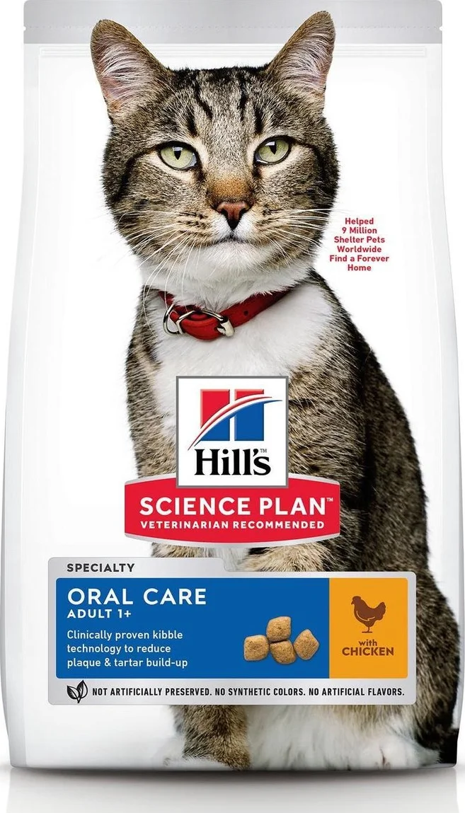 Hill's Science Plan Kattenvoer Adult Oral Care Kip 7 kg