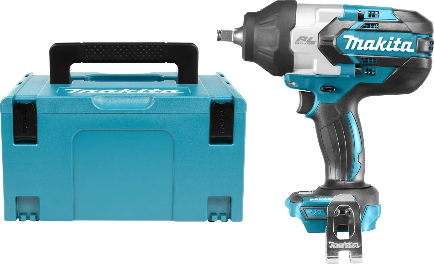 Makita DTW1002ZJ Accu slagmoersleutel 1000Nm 1/2" frictiering 18V Basic Body in Mbox