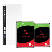 QNAP TS-233 + Seagate Ironwolf 8TB Duo pack
