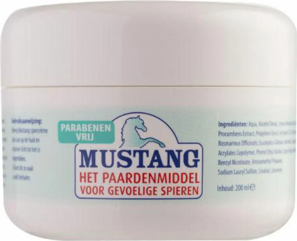Jacob Hooy Mustang Spiercrème Met Rozemarijnolie 200ML