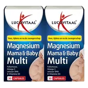 2x Lucovitaal Magnesium Mama & Baby Multi 30 capsules