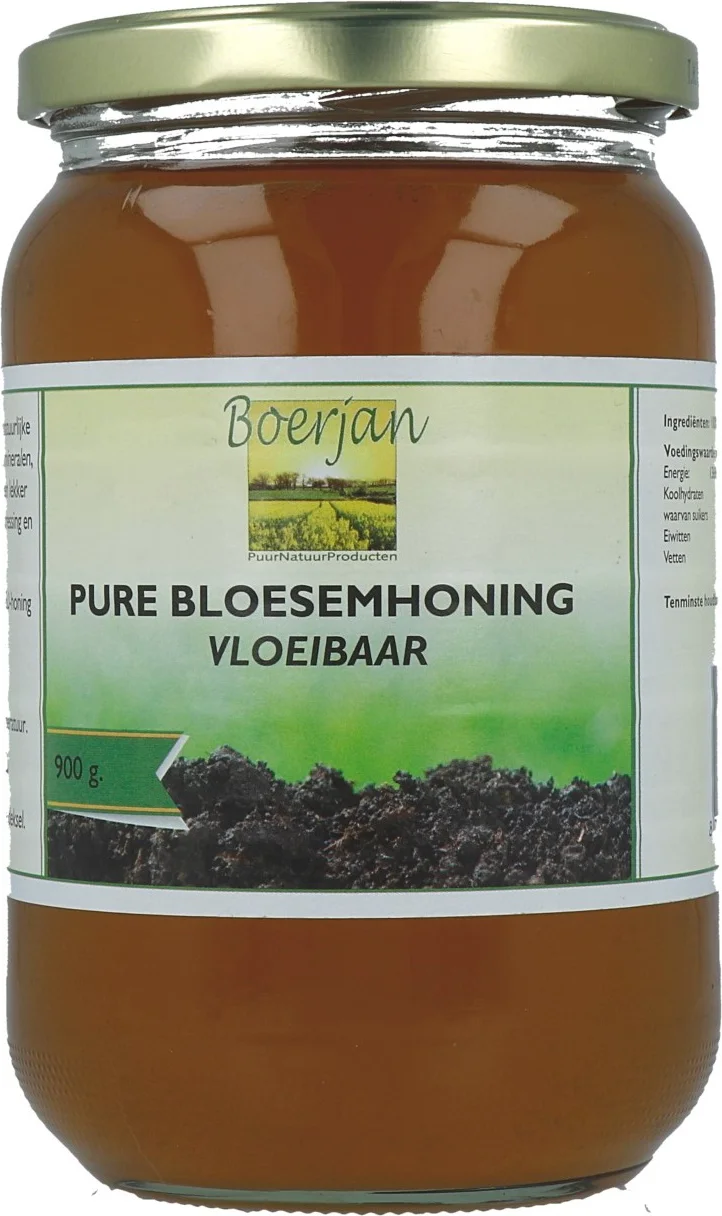 Boerjan Pure Bloesemhoning Vloeibaar 900GR