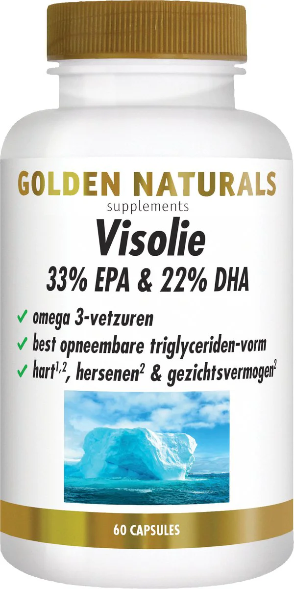 Golden Naturals Visolie 33% EPA & 22% DHA Capsules 60SG