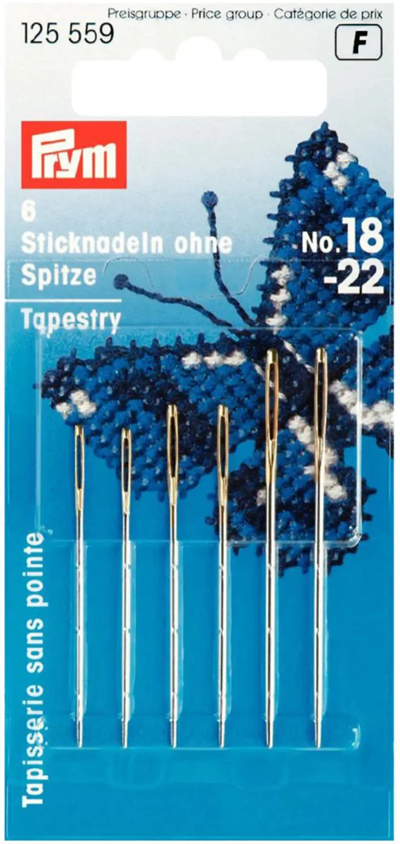 Borduurnaalden zonder punt no. 18-22 - Prym