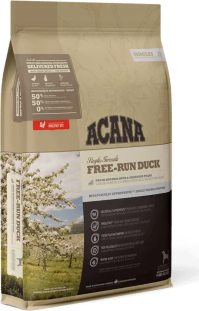 Acana Singles Free-run Hondenvoer Duck 6 kg