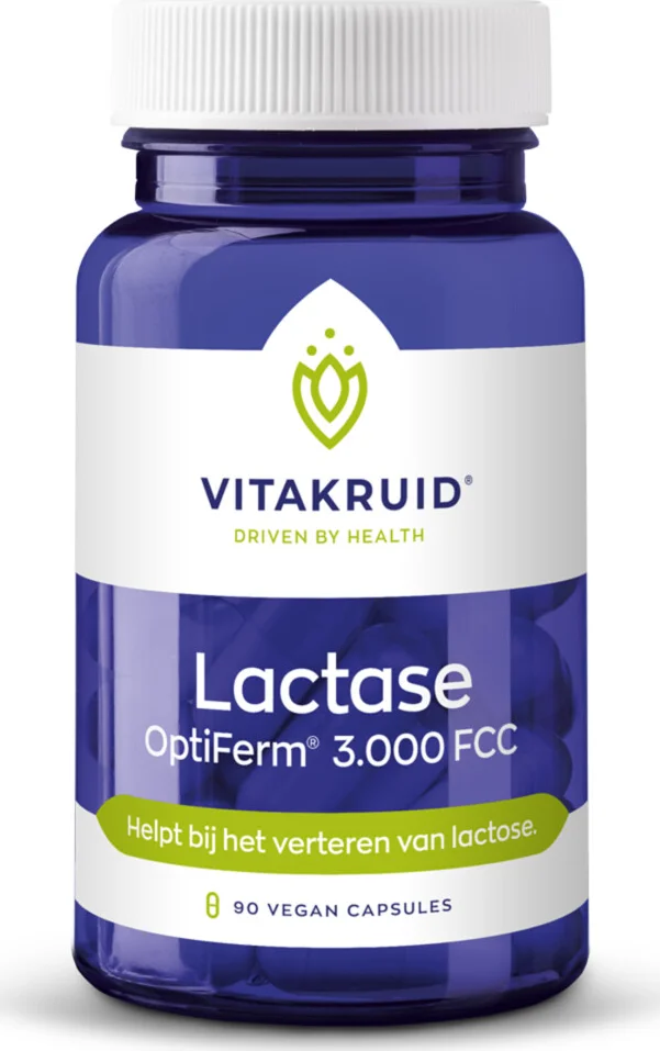 Vitakruid Lactase Optiferm 3000 FCC 90 vegancapsules