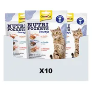 10x GimCat Nutri Pockets Sea-Mix 150 gr